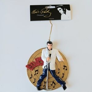 kurt adler elvis presley Gold Record Hanging Vintage Christmas Ornament …